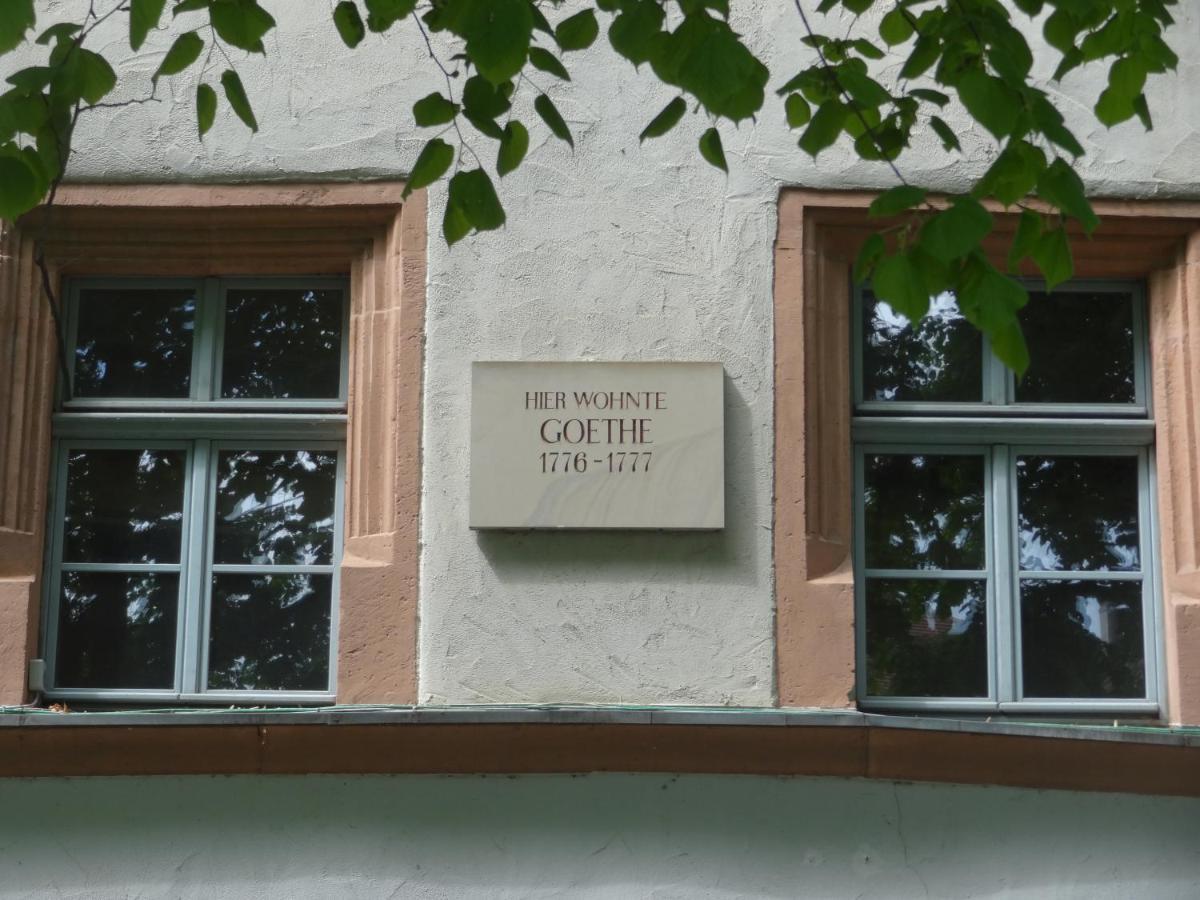 "Goethezimmer" Ferienwohnung Und Zimmer Am Burgplatz Weimar  Zewnętrze zdjęcie